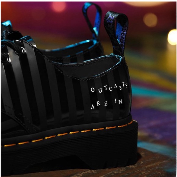 NEW in box Dr. Martens 1461 Bex WEDNESDAY PLATFORM SHOES, size US 8 - Picture 10 of 17